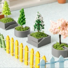 1pc Miniature Plant Model, Potted Plant, 12 Inch Dollhouse Decor Accessory, Christmas Tree, Cherry Tree, Pine Tree Dollhouse, Miniature Scene Decoration Ornament, Miniature Plant Model, Christmas Decoration - Plant Model - View 2