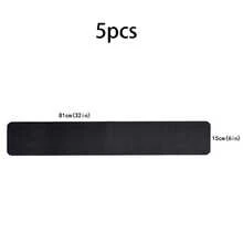 5pcs Black Matte Anti-Slip Tape, PVC Stair Treads Non-Slip Strips Self-Adhesive Anti-Skid Pads - Matte Black - View 10