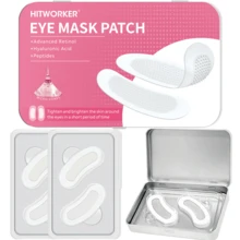 1 par de pegatinas para los ojos, pegatinas para los ojos solubles, 1 especificación del embalaje - Multicolor - Ver 1