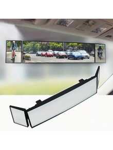 Car Rear View Mirror, 12" Wide Angle Panoramic Rearview Mirror, Universal Clip-On Interior Mirror For Cars, SUVs, Trucks - Wide-angle Car Rearview Mirror - View 7