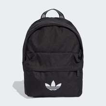 Adidas Logo-Print Small Backpack  JX0217 - 黑色 - 查看 1