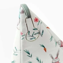 Rabbit Hay Bag, Hamster Guinea Pig Food Bag, Hanging Single Hole Feeding Bag For Small Pets - White - View 7