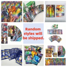 300pcs Pokemon Trading Cards, Pikachu Shiny Cards, Toy Cards, Battle Cards, Halloween Gift, Birthday Surprise Gift, Anime Fan Gift (Random Styles) - Multicolor - View 9