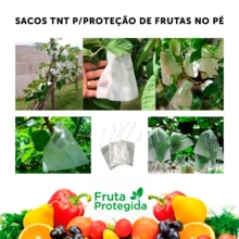 100 Peças Sacos de Produção de Cor Sólida de Alta Densidade com Cordão, Sacos de Produção Reutilizáveis de Tela, Sacos de Frutas, Sacos de Presente para Uvas, Maçãs, Pomelos, Plantas, Flores, Vegetais, Árvores - Ideal para Cobertura de Pragas de Jardinagem, Rede de Jardim, Fechamento com Cordão, Sacos de Frutas (29X19CM) - 100 unidades - Visão 3
