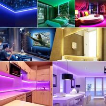 1 Roll 1m/3.28ft 3 Meters/9.84ft 5m/16.4ft 10m/32.8ft 15m/49.21ft 5V 3535 RGB Multi-Color Temperature LED Light Strip, Suitable For Bedroom, Kitchen, Living Room, Bathroom, Party, Wardrobe - Multicolor - View 7