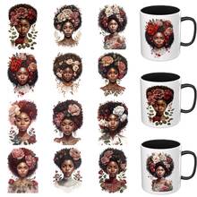 12片/套 UV DTF 杯贴式 UV DTF 转印纸，适用于马克杯、玻璃杯、桌子、椅子、电脑等，高粘度 UV DTF 转印纸（不含马克杯） - 1 Set - 查看 1