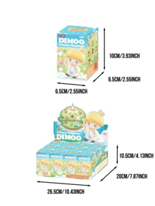 Pop Mart DIMOO动物王国系列盲盒 - 12款常规版 + 1款隐藏版，呈现充满想象力且和谐的自然主题动物系列。每款小摆件都捕捉了DIMOO可爱的动物造型，将奇幻与萌趣完美融合，并以精细的角色造型呈现。采用优质PVC/ABS材质，色彩鲜艳，雕刻精细。是DIMOO粉丝、盲盒收藏家和送礼者的理想之选，非常适合生日、节日礼物，或作为收藏品摆放在书桌、书架或其他您珍爱的空间。 - 彩色 - 查看 4