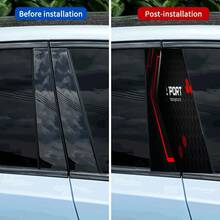 1pc SPORT Printed Premium B-Pillar Vinyl Sticker Set, Scratch-Resistant Decal Suitable For Various Models, Glass, Metal, Plastic - A - View 3