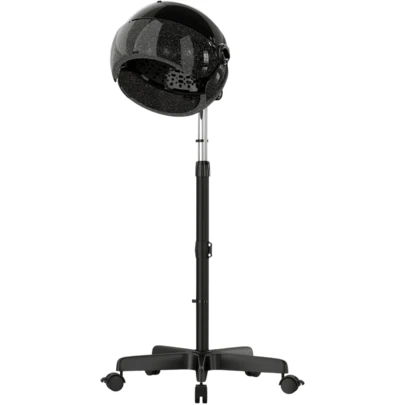 Ionic Hooded Dryer - 1875W Bonnet Hair Dryer - Sit Under Hair Dryer For Home And Salon - Auto Hair Dryer Hood With 3 Temperature Settings - Standing Hair Dryer - Portable Hair Dryer