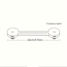 2/4/6/8/10/12pcs Transparent Child Safety Locks - Adjustable Drawer Cabinet Door Fridge Locks, No Drilling Required, Anti-Theft Design, Multi-Angle Flexible, 145mm Length, Plastic Material, Non-Destructive Installation, Furniture Protection, Modern Safety Locks - Clear - View 6