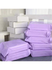 50pcs/10pcs Large Thick Courier Mailing Bags, Sealed Packing Bags, Storage Logistics Packaging Bags, Clothes Delivery Packing Bags - Purple - View 2
