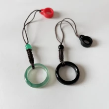 2个混色防丢防滑电子烟笔挂件，适用于钢笔和电子烟，绿色叶子挂件，420配件，510电子烟电池挂件 - 彩色 - 查看 6