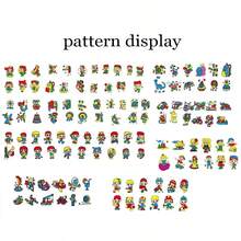 1/10/40pcs Kids Glitter Sticker Art, Kindergarten DIY Shiny Craft Painting, Colorful Glitter Coloring, Back To School Classroom Gift Toys (Glitter Included, Random Patterns & Colors, No Bamboo Sticks) - Multicolor - View 11