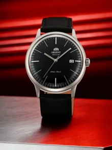 Orient 2nd Generation Bambino Automatic Mechanical Men's Watch, Black Dial, Model FAC0000DB0 - Black - View 1