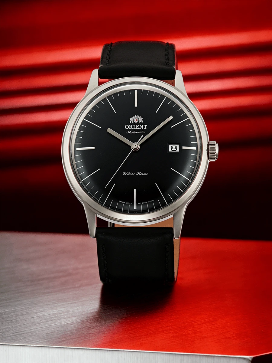 Orient 2nd Generation Bambino Automatic Mechanical Men's Watch, Black Dial, Model FAC0000DB0 - Black - View 1