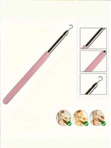 1个无需电池、无异味的可穿戴手链配饰工具，时尚金属饰品，简约美妆个人造型工具（长度可调节），价格实惠，圣诞礼物，化妆品，化妆工具，平价好物，礼物，女士礼物，圣诞礼物，赠品，旅行，平价好物，旅行必备 - 彩色 - 查看 6