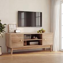 Muebles para televisión y centros de entretenimiento - Roble + MDF - Ver 12