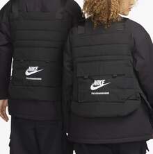 Chaqueta de trabajo Nike x  para exteriores, color liso, con múltiples bolsillos, corte asiático, unisex - Negro - Ver 2