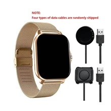 Reloj inteligente, llamada/marcado inalámbrico, múltiples modos deportivos, alerta y rechazo de llamadas, pantalla de recordatorios de mensajes, adecuado tanto para hombres como para mujeres, compatible con IOS/Android - Dorado - Ver 9