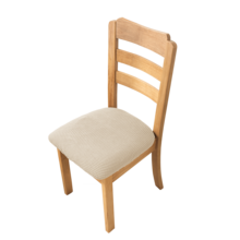 1/2/4/6 piezas Fundas de silla de felpa de maíz, fundas de asiento de silla a prueba de polvo adecuadas para sillas de comedor, fundas de silla extraíbles y lavables para cocina, comedor - Multicolor - Ver 47