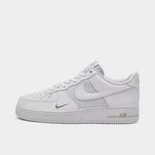 Nike Air Force 1 '07 LV8 White/Metallic Silver/Desert Khaki Men's IO1283-100 - 格白 - 查看 1