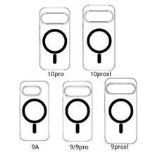 2.2mm Thin Transparent Magnetic Glitter & Rhinestone Decorated Protective Phone Case, Compatible With Pixel 10 Pro XL, Pixel 9 Pro, 9A/8 Pro, Suitable For Both Men And Women - Starry Sky Glitter (Magnetic) - View 5