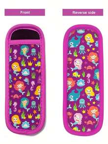 2/9个装冰棒套，适用于酸奶管、冰棍氯丁橡胶保温套、防冻套、冰盒冰棍托、冰棒托，可重复使用和清洗的冰棒套 - 彩色 - 查看 14