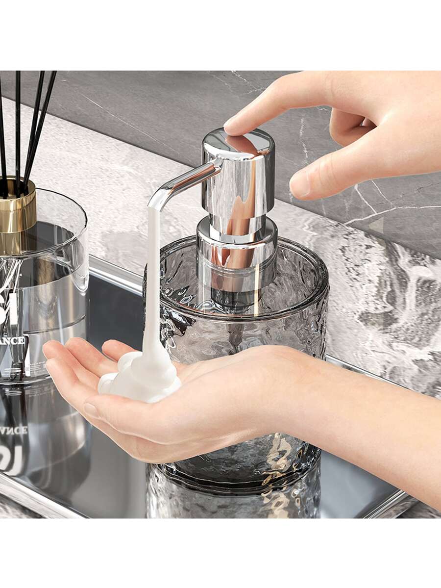 1PC Press Foam Bottle Dispenser Bottle Travel Set Premium Shampoo Body Wash Hand Sanitizer Bottle Small Empty Bottle - A - View 1