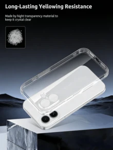 透明TPU手机壳，兼容 17/16/15/14/13/12/11 Pro Max Plus/Mini/Air/SE3/SE2/8/7/6 Plus，四角加厚防摔，防黄变，超薄透明保护套，国际版，非国内版 - 無色 - 查看 3