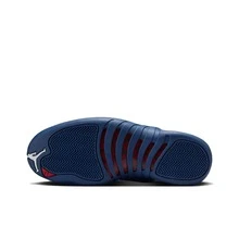 Nike Jordan Air Jordan 12 “French Blue 2.0”舒適百搭 防滑耐磨 高筒 復古籃球鞋 男款 白藍 - 藍白色 - 查看 7