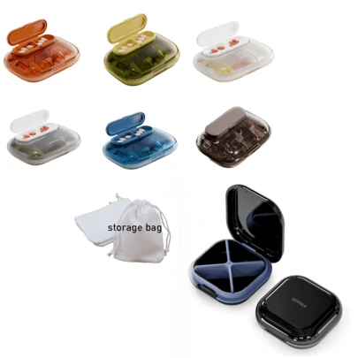 An Ultra-Slim Waterproof And Sealed Pill Case That Easily Fits Into A Pocket Or Small Bag, Making It A Perfect Companion For Business Short Trips And Gym Enthusiasts To Store Nutritional Supplements.