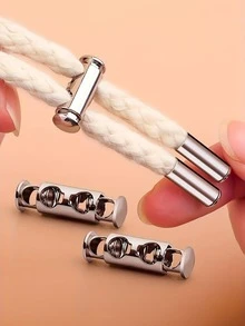 10pcs Spring Loaded Shoelace Locks - No Tie Lace Cord Locks, For Shoelaces, Hoodies, Jackets, Pants & Cable Management, Adjustable Metal Clips, Easy To Use, Essential For DIY Crafters, Hoodie Adjuster, Jacket Fastener, Streamlined Design, Compact Fastener, Rust-Resistant Hooks, High-Quality Springs, Notie Shoelace Clips, Adjustable Buckles, Outdoor Enthusiasts,Shoe Rack,Storage Saver,Outdoor,Garden,Travel Essential,Portable,Beach Essential,Graduation Season,Commencement,Graduation Ceremony,Graduation Gift,Graduation Present,Graduation Gift,Graduation Present,Congrats Grad,Congratulations Graduate,Valedictorian,Finish School,Graduation Party - View 11