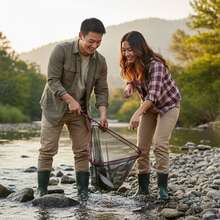 Fishing Net Head For Carp Fishing Deep Quick Dry Mesh Ultra Light Hard Structure - Multicolor - View 3