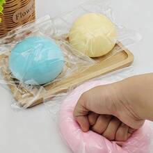 9厘米超大蓬松芝士球，巨型软萌减压玩具，适合作为圣诞节、派对、生日、节日礼物 - 彩色 - 查看 4