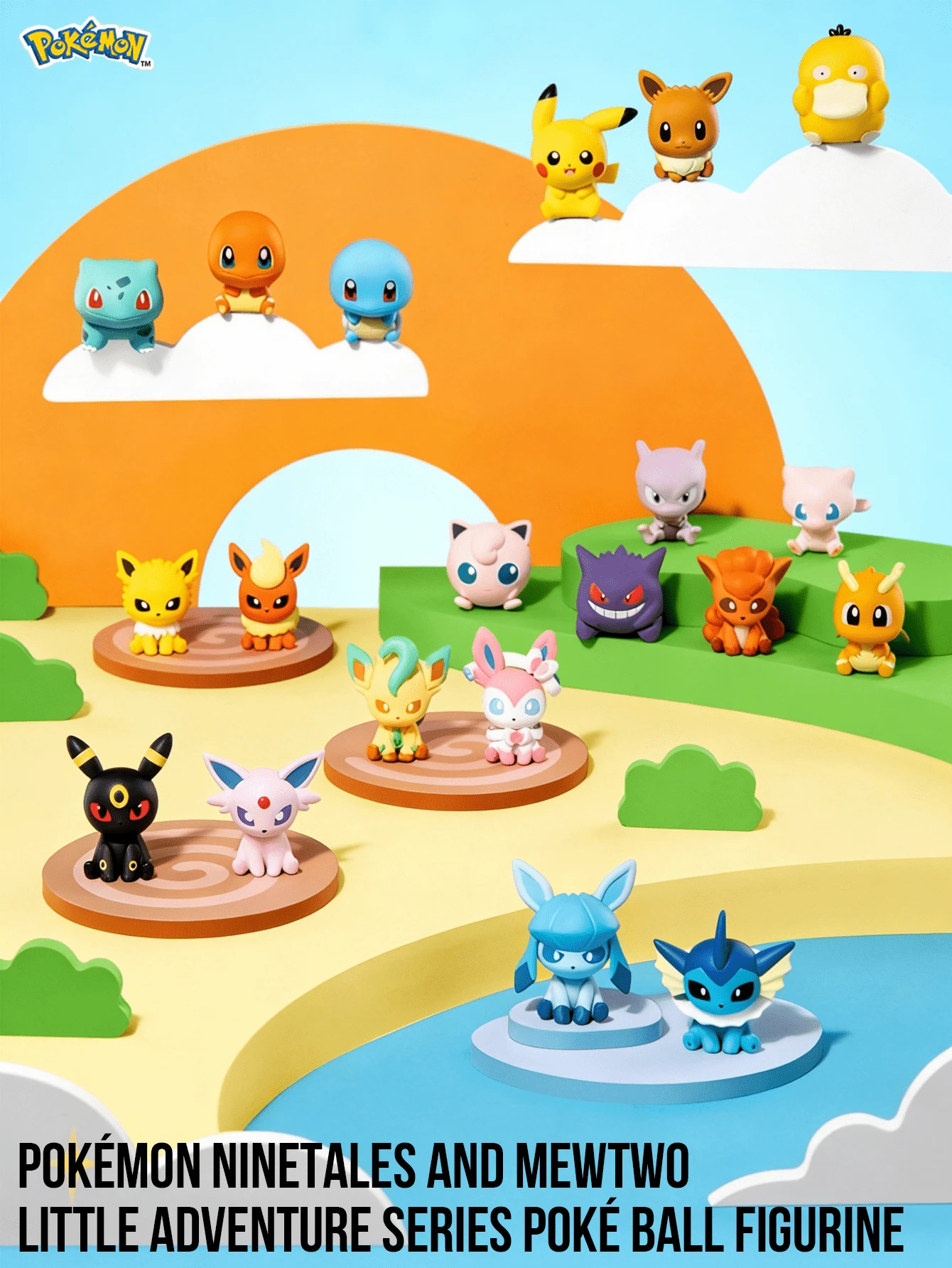 Pokémon Little Adventure Series Poke Ball Blind Box / Mystery Box Figurine Surprise Collectible Set， Mini Cute Anime Action Figures ，Features Openable Poké Ball with Figure Inside, Movable Arms for Posing, Includes Display Stand, Perfect for Fans, Mcc在內在內, Box (Random)