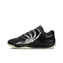 Nike KD 18 “Slim Reaper” EP 万圣节限量版，透气抓地篮球鞋，男款，黑色 - 黑色 - 查看 19
