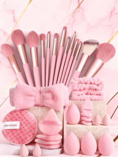 33pcs Makeup Tools Set Including:13PCS Makeup Brush Set+4PCS Makeup Sponges+4PCS Mini Makeup Sponges+4PCS Triangle Powder Puffs+4PCS Mini Air Cushion Powder Puffs+1pc Facial Cleansing Sponges+1pc Hairband+2PCS Hand Bowl Strap Makeup Brush Random Color,Brush Set,Makeup Brush Kit,Make Up Brush Set,Make Up Set Complete,Makeup Brush Set,Complete Makeup Kit,Brush Kit,Brushes Makeup Set,Makeup Gift Set