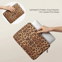 时尚豹纹 13/14/15/16 英寸笔记本电脑内胆包，适用于 Mcabook 电脑包，保护套，笔记本电脑保护套，电脑包 - 查看 5