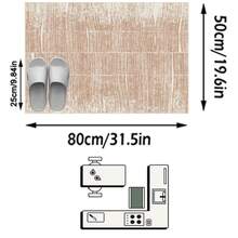 1pc Rug/Carpet/Area Rug/Bath Mat/Bath Rug/Door Mat/Runners/Runner Rug, European Luxury Vintage Art - Colorful Abstract Distressed Geometric Stripes - Soft Faux Wool Carpet, Suitable For Bathroom, Kitchen, Entryway, Hallway, Bedside, Living Room, Bedroom, All Season Machine Washable, Home Decor - Multicolor - View 12