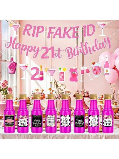 3pcs/60pcs Mini Empty Plastic Bottles, Beverage Refillable Bottles, Transparent Material With Stickers And Caps, Suitable For Souvenirs, Sauces, Beverages And Candy Packaging, Also Suitable For Decorating On Holidays, Birthdays, Weddings, New Year, Mid-Autumn Festival And Grand Banquets