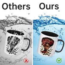 12片/套 UV DTF 杯贴式 UV DTF 转印纸，适用于马克杯、玻璃杯、桌子、椅子、电脑等，高粘度 UV DTF 转印纸（不含马克杯） - 1 Set - 查看 7