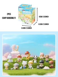 Pop Mart DIMOO动物王国系列盲盒 - 12款常规版 + 1款隐藏版，呈现充满想象力且和谐的自然主题动物系列。每款小摆件都捕捉了DIMOO可爱的动物造型，将奇幻与萌趣完美融合，并以精细的角色造型呈现。采用优质PVC/ABS材质，色彩鲜艳，雕刻精细。是DIMOO粉丝、盲盒收藏家和送礼者的理想之选，非常适合生日、节日礼物，或作为收藏品摆放在书桌、书架或其他您珍爱的空间。 - 彩色 - 查看 14