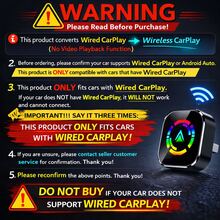 [NewYear2026]CarPlay Wireless CarPlay Adapter For Factory Wired Cars From 2016 Onwards 2-In-1 Wireless CarPlay & Android Auto Adapter Easier Connectivity Compatibility Stable Faster Automotive - 顏色-2 - 查看 2