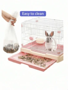 50pcs Disposable Plastic Lining Sheets, Suitable For Pet/Toilet Pads, Bird/Rabbit Cages, Cat Litter Bags, Dog Potty Training Pads, Cleaning Mats - White - View 3