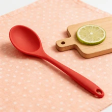 [2/4/6pcs] Premium Silicone Basting Brush, 8-Inch Heat Resistant Kitchen Tool, Non-Stick Cooking Spoon For Grilling Baking, Dishwasher (Red) - Red - View 4