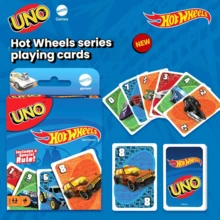 Permainan Kartu Dua Sisi UNO F1 Hot Wheels, Penting untuk Acara Keluarga, Penyimpanan Koleksi, Kartu yang Ditingkatkan, Permainan Papan Pesta Santai Orang Tua-Anak, Mainan Kartu Interaktif - MultiWarna - View 6