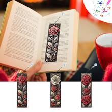 3pcs Diamond Painting Kits With Pendant Bookmarks, Flower Pattern, Acrylic Material, Includes Irregular Diamond Mosaic Art, Suitable For Home, Office, School, Thanksgiving Gift - View 15