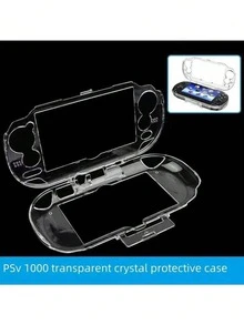 1pc PSV1000 Crystal Protective Case, Anti-Drop, Anti-Scratch, Perfect Design, Effectively Protects The Game Console, Transparent PC Material, Holiday Gift - View 3