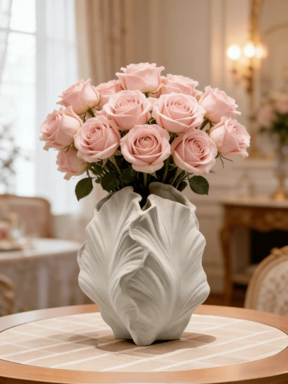 波西米亚风格叶子花瓶，适用于宴会、节日、婚礼、家居、餐厅、餐桌装饰，四季皆宜，是馈赠亲友的理想之选。