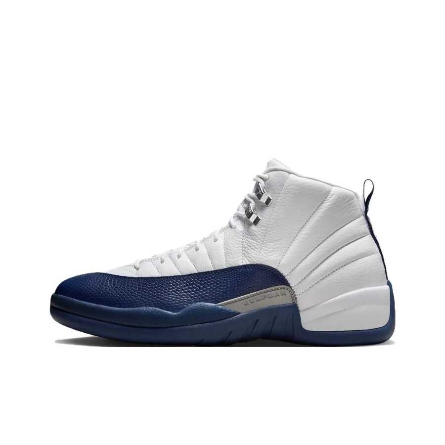 Nike Jordan Air Jordan 12 “French Blue 2.0”舒適百搭 防滑耐磨 高筒 復古籃球鞋 男款 白藍